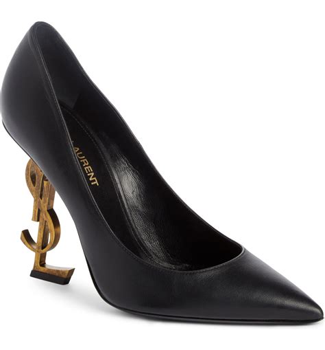 yves saint laurent black pumps price|ysl opyum pumps.